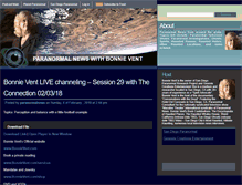 Tablet Screenshot of paranormalnews.planetparanormal.com